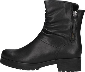Gabor Sportieve Enkellaars - Dames - Enkellaarsjes - Zwart - 37 EU - Leer - Schoenen
