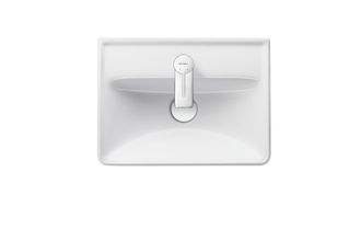 Duravit Duravit - D-neo Lavabo Con Enjuague Manual, 450x335mm, 1 Agujero