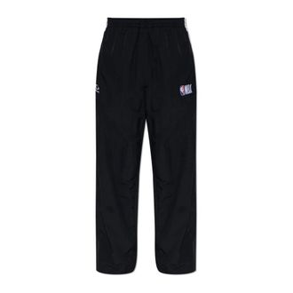Balenciaga Sweatpants, male, Black, Size: L NBA Collaboration Tracksuit Pants