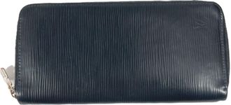 Louis Vuitton Epi Black Noir Epi Leather Long Wallet (Bi-Fold) (Pre-Owned)
