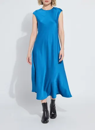Lyss&eacute; Silvana Bias Cut Midi Dress
