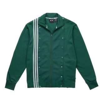 adidas originals x IVY PARK Crossover Stripe Sports Jacket Couple Style Grass Green GV1582