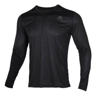 adidas Own The Run Solid Color Long Sleeves Black ED9286