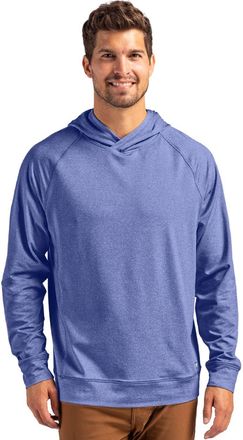 Cutter & Buck Adapt Knit Recycled Mens Heathered Hooded Pullover