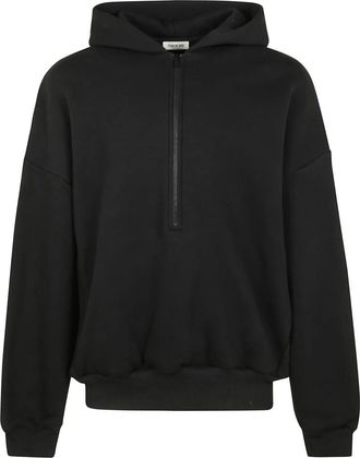 Fear of God Eternal Half Zip Hoodie - Heren - Hoodies - Zwart - XS - Hoodies & sweatvesten