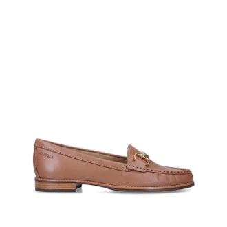 Carvela Womens Leather Click 2 Loafers - Tan Leather (archived) - Size UK 6