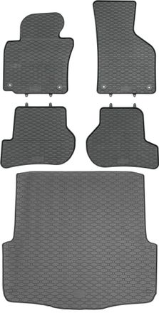 OEM Skoda Octavia Ii Kombi De 2004 A Abril De 2013. Juego De Alfombrillas De Goma Para Coche Y Alfombrilla Para Maletero