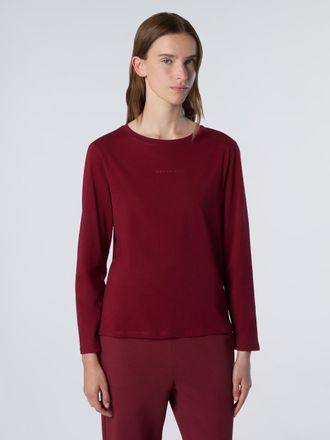 North Sails T-shirt met lange mouwen Met verhoogd logo