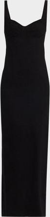 SIMKHAI Cabot Sculpted Scuba Maxi Dress