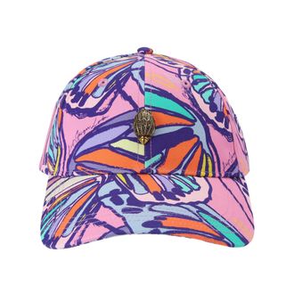 Kurt Geiger Womens Kensington Cap Hat - Pink Fabric - One Size
