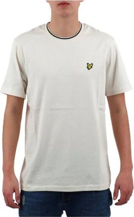 Lyle & Scott Klassieke Crew Neck T-Shirt - Heren - T-shirts - Wit - S - Katoen - Tops