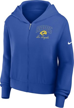 Nike Los Angeles Rams Primetime Nike Womens NFL Full-Zip Hoodie in Blue | 035D4EV9X-VM3