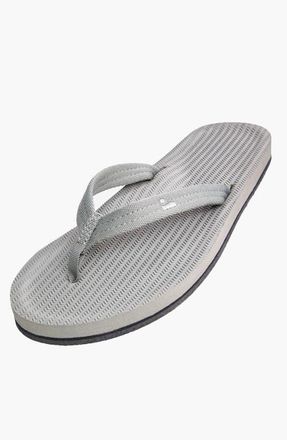 indosole Responsibly-Made Tire Sole Easy Living Flip Flops in Granite at Nordstrom, Size 10