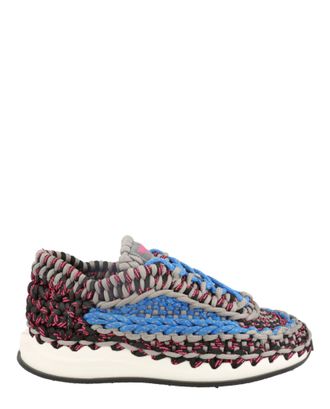 Valentino VLogo Crochet Low-Top Sneakers