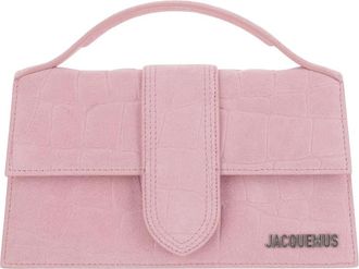 Jacquemus Le Grand Bambino - Dames - Handtassen - Roze - ONE Size - Su&egrave;de - Tassen