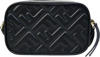 Fendi Pre-owned Cross Body Bags, female, Black, Size: ONE SIZE Pre-owned Vintage Leather Cross Body Bag