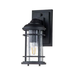 Netlighting Feiss Lighthouse Outdoor Wall Lantern Textured Black IP44