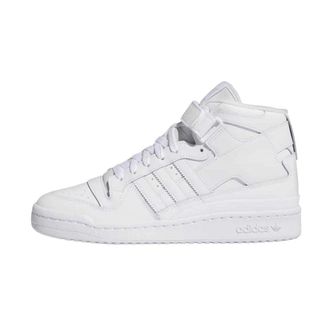 adidas Mid-Top Forum Sneakers - Heren - Fitnessschoenen - Wit - 48 EU - Leer - Fitness