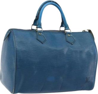 Louis Vuitton Pre-owned Handbags, female, Blue, Size: ONE SIZE Pre-owned Speedy 30 Hand Bag