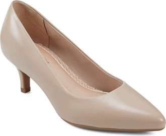 Easy Spirit Lexie Kitten Heel Pump in Light Natural at Nordstrom Rack, Size 5.5
