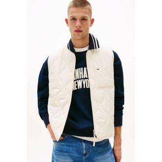 Tommy Jeans quilted bodywarmer ecru