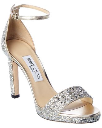 Jimmy Choo London Misty 100 Glitter Sandal
