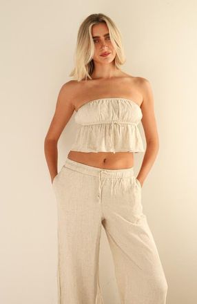 Dippin' Daisy's Swimwear Kenna Crop Top in Natural at Nordstrom, Size X-Large
