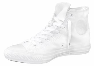 Converse Sneaker CONVERSE CHUCK TAYLOR ALL STAR HI Unisex Mono, Damen, Gr. 36,5, weiss (wei&szlig;, monochrome), Textil, Schuhe Sneaker