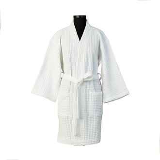 Febronie Albornoz kimono algod&oacute;n blanco 95x64