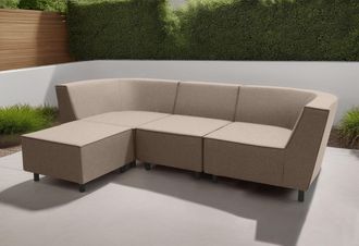 Domo Collection Sofaelement »Sonna, individuell zusammenstellbar« Einzelelemente für Terrasse, Garten und Balkon, speziell für Outdoor