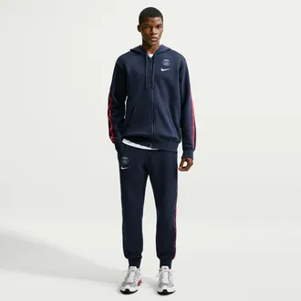 Nike Mens Paris Saint-Germain City Side Fleece Jogger Pants in Blue | IO3456-419