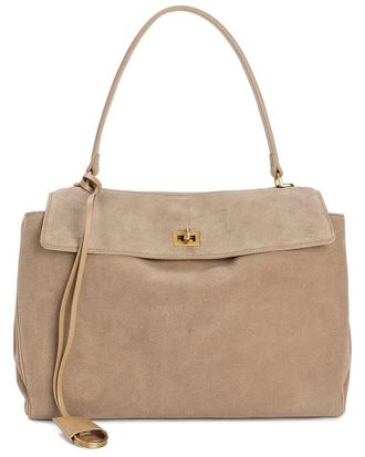Tiffany & Fred Suede Top Handle Tote