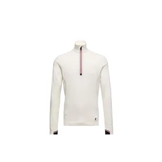 Moncler Moncler Polartec Half-zip Sweatshirt, Men, White, Size: S