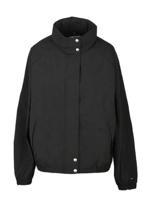 Tommy Hilfiger Womens Windbreaker - Black