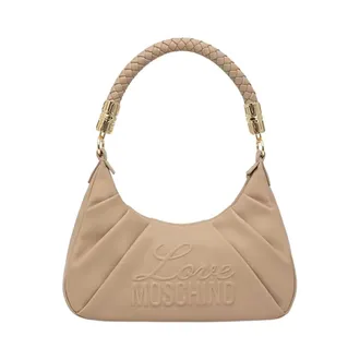 Love Moschino Shoulder Bags, female, Beige, Size: ONE SIZE Hobo Bag