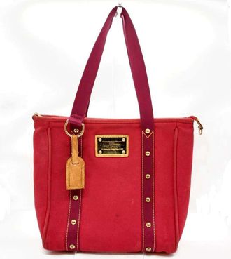 Louis Vuitton Antigua Rose Canvas Tote Bag (Pre-Owned)