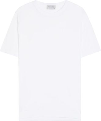 John Smedley Lorca Fine-knit Cotton T-shirt - White - Xxl