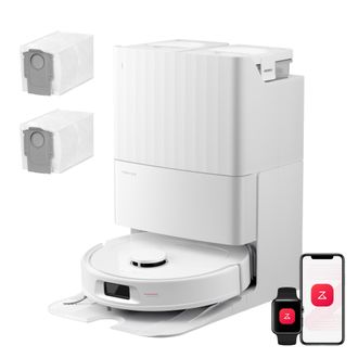Roborock Qrevo S Pro Set Robot Aspirador Y Fregasuelos, Succi&oacute;n De 18.500 Pa, Navegaci&oacute;n Precisense Lidar, Evitaci&oacute;n De Obst&aacute;culos Reactive Tech, Cepillo De Go
