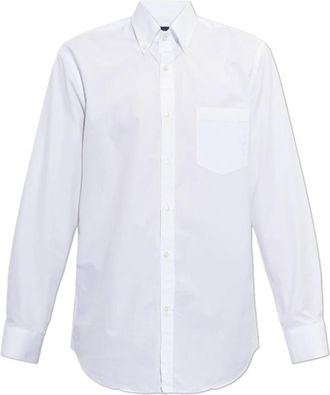 Paul & Shark Shirt met zak - Heren - Zakelijke Overhemden - Wit - L - Katoen - Overhemden