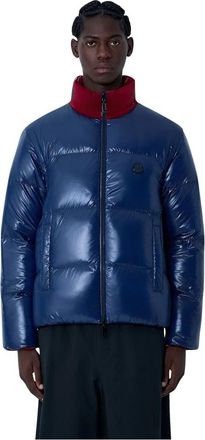 Moncler Reversible Throttle Short Down Jacket - Heren - Gewatteerde jassen - Rood - L - Polyester - Jassen