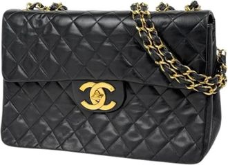 Chanel Pre-owned Matelasse Shoulder bag - Dames - Vintage Schoudertas - Zwart - ONE Size - Leer - Vintage