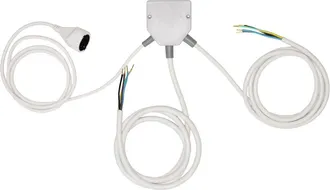 XAVAX Xavax Separador De Cable Gris Modelo 2023 2 Metros