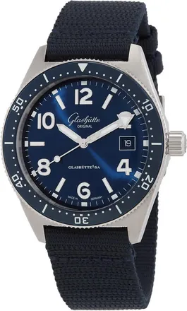Glash&uuml;tte Original SeaQ Automatic Blue Dial Mens Watch 1-39-11-09-81-34