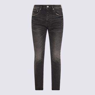 Purple Dark Grey Skinny Tinted Jeans