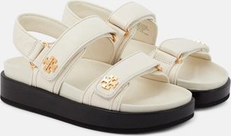 Tory Burch Double T leather sandals