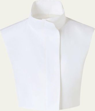 Akris Hester Short Stand-Collar Cotton Gilet