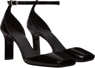 Courr&egrave;ges Schoenen, Dames, Zwart, 38 EU, Leer, With Hak