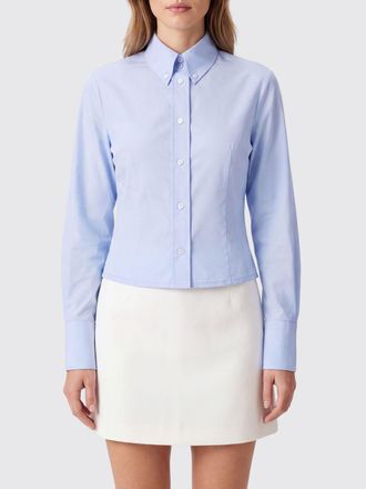 Tela Camicia slim fit in popeline di cotone con collo button-down