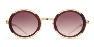 Mykita Pearl 919 Womens Sunglasses Gold Size 46