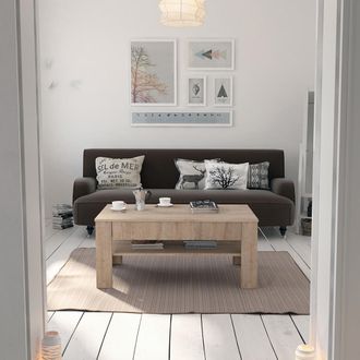 Vicco Mesa De Centro Milan, Sonoma, 92.2 X 65 Cm Vicco